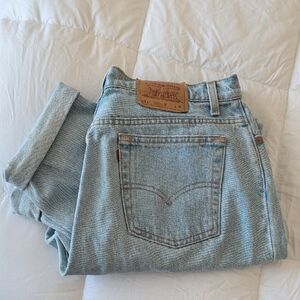 Levi's Light Blue Straight Leg Jeans